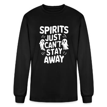 Ghost Bait Halloween Parapsychology Paranormal Gho - Men's Long Sleeve T-Shirt - black - Front