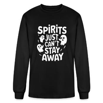 Ghost Bait Halloween Parapsychology Paranormal Gho - Men's Long Sleeve T-Shirt - black - Front