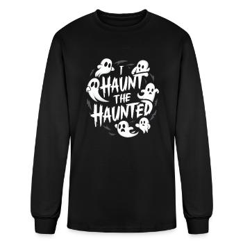 Ghost Bait Halloween Parapsychology Paranormal Gho - Men's Long Sleeve T-Shirt - black - Front