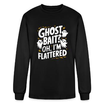 Appât fantôme Halloween Parapsychologie Paranormal Gho - T-shirt à manches longues Homme - noir - Devant