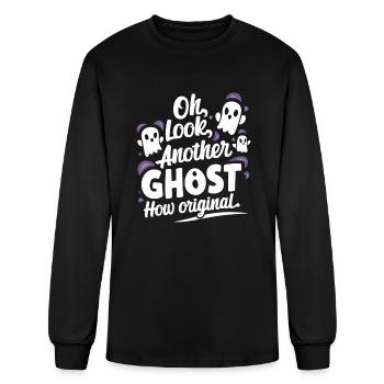 Ghost Bait Halloween Parapsychology Paranormal Gho - Men's Long Sleeve T-Shirt - black - Front