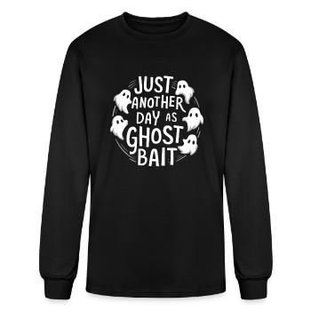 Ghost Bait Halloween Parapsychology Paranormal Gho - Men's Long Sleeve T-Shirt - black - Front
