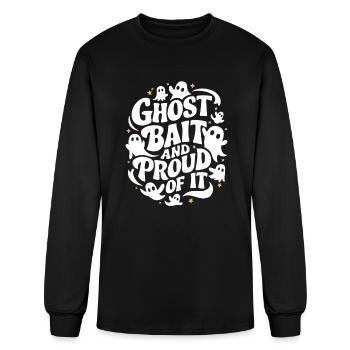 Ghost Bait Halloween Parapsychology Paranormal Gho - Men's Long Sleeve T-Shirt - black - Front