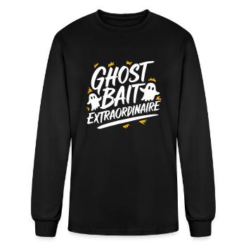 Ghost Bait Halloween Parapsychology Paranormal Gho - Men's Long Sleeve T-Shirt - black - Front