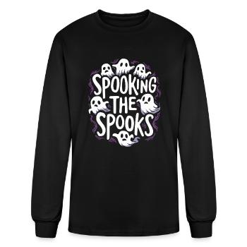 Ghost Bait Halloween Parapsychology Paranormal Gho - Men's Long Sleeve T-Shirt - black - Front