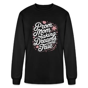 Prom Mom Life Proud Mother Of Prom Queen Night - Men's Long Sleeve T-Shirt - black - Front