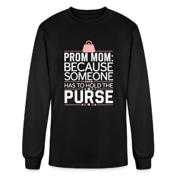 Prom Mom Life Proud Mother Of Prom Queen Night - Men's Long Sleeve T-Shirt - black - Front
