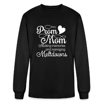 Prom Mom Life Proud Mother Of Prom Queen Night - Men's Long Sleeve T-Shirt - black - Front