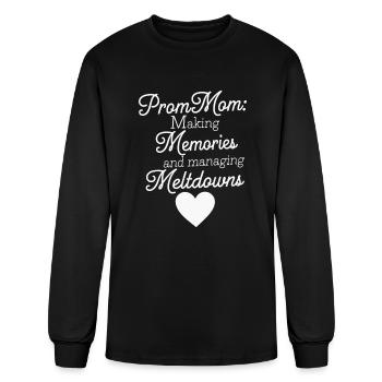 Prom Mom Life Proud Mother Of Prom Queen Night - Men's Long Sleeve T-Shirt - black - Front