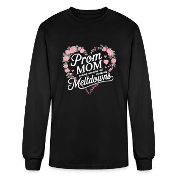Prom Mom Life Proud Mother Of Prom Queen Night - Men's Long Sleeve T-Shirt - black - Front