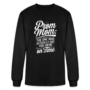 Prom Mom Life Proud Mother Of Prom Queen Night - Men's Long Sleeve T-Shirt - black - Front