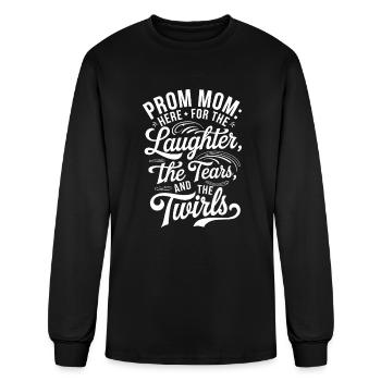 Prom Mom Life Proud Mother Of Prom Queen Night - Men's Long Sleeve T-Shirt - black - Front