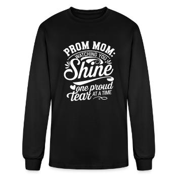 Prom Mom Life Proud Mother Of Prom Queen Night - Men's Long Sleeve T-Shirt - black - Front