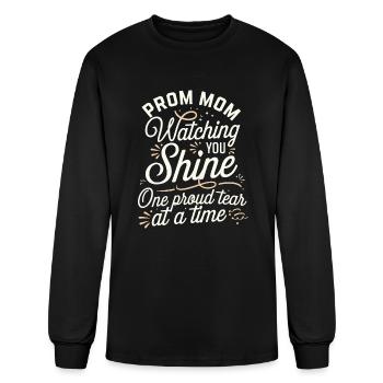 Prom Mom Life Proud Mother Of Prom Queen Night - Men's Long Sleeve T-Shirt - black - Front