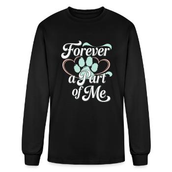 Pet Memory Pet Remembrance Pet Sympathy Tribute - Men's Long Sleeve T-Shirt - black - Front