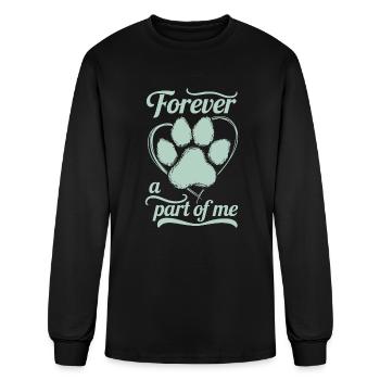 Pet Memory Pet Remembrance Pet Sympathy Tribute - Men's Long Sleeve T-Shirt - black - Front