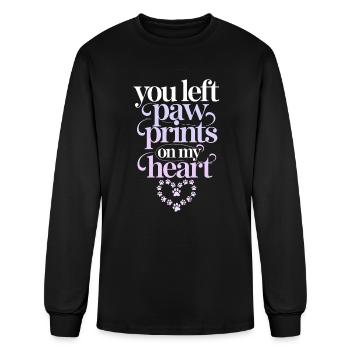 Pet Memory Pet Remembrance Pet Sympathy Tribute - Men's Long Sleeve T-Shirt - black - Front