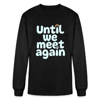 Pet Memory Pet Remembrance Pet Sympathy Tribute - Men's Long Sleeve T-Shirt - black - Front