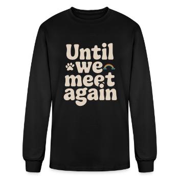 Pet Memory Pet Remembrance Pet Sympathy Tribute - Men's Long Sleeve T-Shirt - black - Front