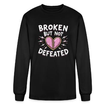 Breakup Empowerment Self-Love Fresh Starts - Men's Long Sleeve T-Shirt - black - Front