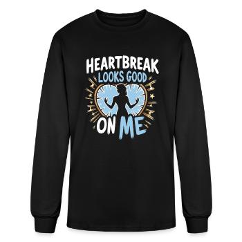 Breakup Empowerment Self-Love Fresh Starts - Men's Long Sleeve T-Shirt - black - Front