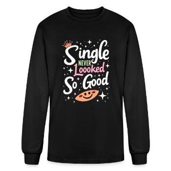 Breakup Empowerment Self-Love Fresh Starts - Men's Long Sleeve T-Shirt - black - Front