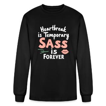 Breakup Empowerment Self-Love Fresh Starts - Men's Long Sleeve T-Shirt - black - Front