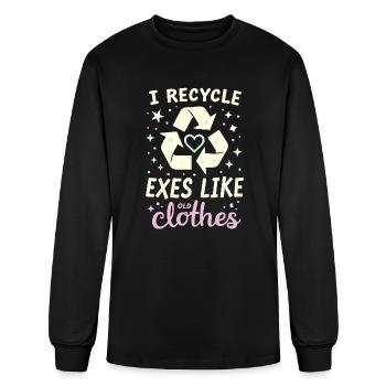 Breakup Empowerment Self-Love Fresh Starts - Men's Long Sleeve T-Shirt - black - Front