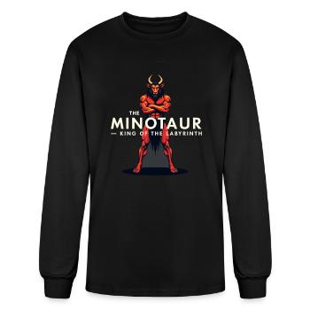 Minoans Ancient Crete Civilization Knossos Palace - Men's Long Sleeve T-Shirt - black - Front