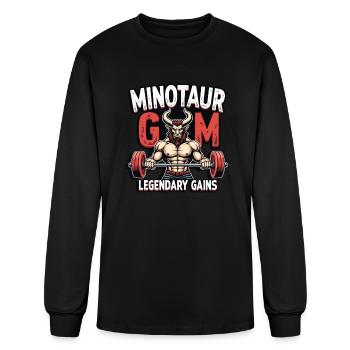 Minoans Ancient Crete Civilization Knossos Palace - Men's Long Sleeve T-Shirt - black - Front