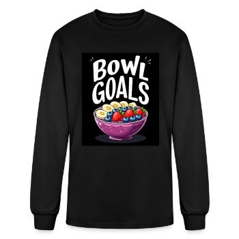 Açaí Bowl Lover Superfood Fan Healthy Eating - Men's Long Sleeve T-Shirt - black - Front