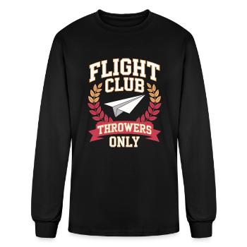Paper Airplane Builder DIY Folding Expert Creative - Men's Long Sleeve T-Shirt - black - Front