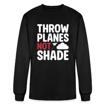Paper Airplane Builder DIY Folding Expert Creative - Men's Long Sleeve T-Shirt - black - Front