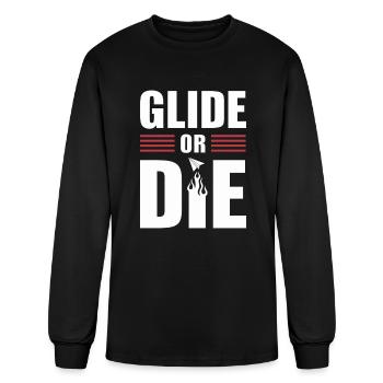 Paper Airplane Builder DIY Folding Expert Creative - Men's Long Sleeve T-Shirt - black - Front