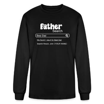 Best Dad - Men's Long Sleeve T-Shirt - black - Front