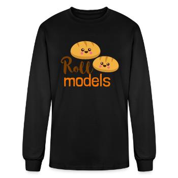 Roll Models - Men's Long Sleeve T-Shirt - black - Front