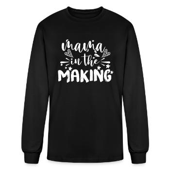 Mama In The Making - Men's Long Sleeve T-Shirt - black - Front