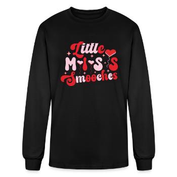 Little Miss Smooches - Men's Long Sleeve T-Shirt - black - Front
