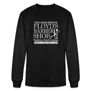 Barber - Barber - floyd lawson proprietor floyd' - Men's Long Sleeve T-Shirt - black - Front