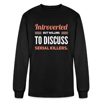 Discuss Serial Killers - Men's Long Sleeve T-Shirt - black - Front