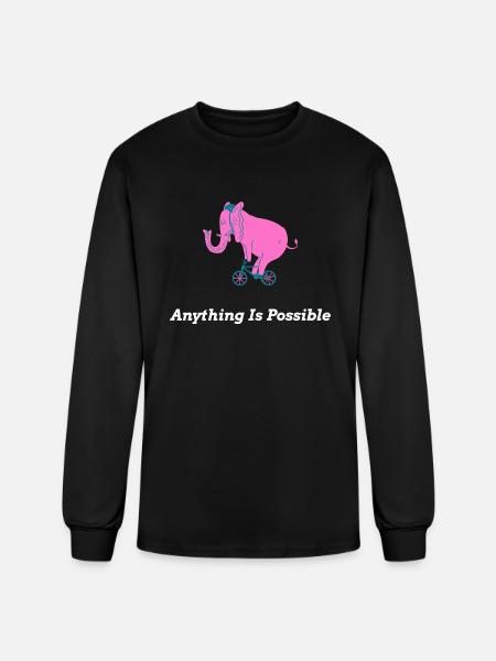 Anything Is Possible - Men's Long Sleeve T-Shirt - black