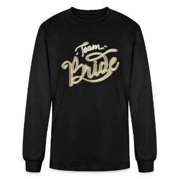 Team Bride - Men's Long Sleeve T-Shirt - black - Front