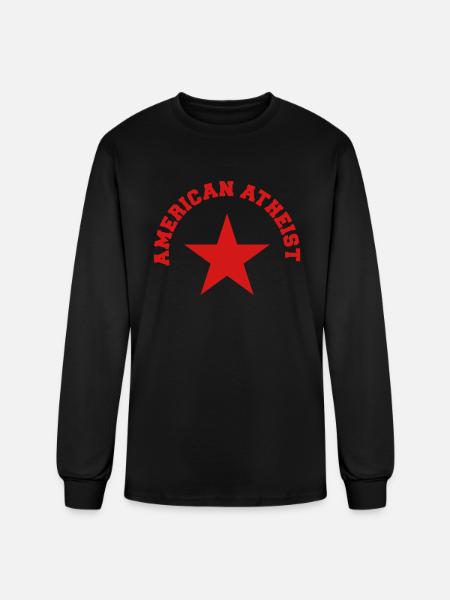 American Atheist - Men's Long Sleeve T-Shirt - black