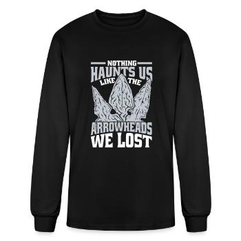 Like The Arrowheads We Lost Rocks Flint Arrowhead - Men's Long Sleeve T-Shirt - black - Front