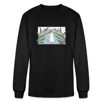 Slackliner Trickline Trainer Monkey Profis - Men's Long Sleeve T-Shirt - black - Front