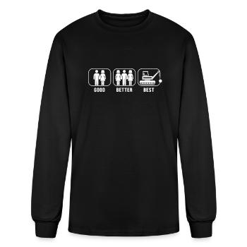 Good Better Best Demolition Home Wrecker House - Men's Long Sleeve T-Shirt - black - Front