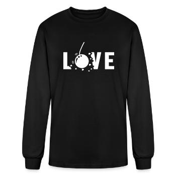 Love Demolition Contractor Home Improvement House - Men's Long Sleeve T-Shirt - black - Front