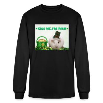 Kiss Me, I'm Irish - Men's Long Sleeve T-Shirt - black - Front