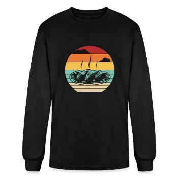 Retro Bread Maker Bread Dough Bread Queen Lover - Men's Long Sleeve T-Shirt - black - Front