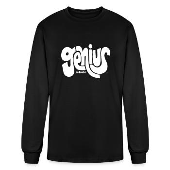 Genuis - Men's Long Sleeve T-Shirt - black - Front
